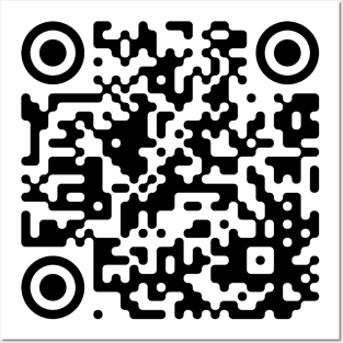 Never gonna give you up - QR code Posters and Art